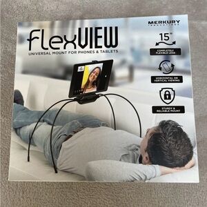 Phone/Tablet 360 Mount Universal FlexView Merkury Horizontal or Vertical